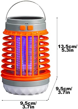 3 in 1 Solar Multifunction Lamp - USB Waterproof 𝐌𝐨𝐬𝐪𝐮𝐢𝐭𝐨 Light, Camping Lantern Light and Flashlight, Powerful Electric Shock Type Silent 𝐌𝐨𝐬𝐪𝐮𝐢𝐭𝐨 Lamp for Indoor Outdoor - Image 3