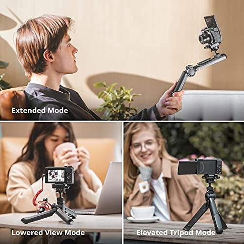 PGYTECH MANTISPOD PRO Mini Camera & Cell Phone Tripod Stand Magnesium Alloy Small Travel Flexible Vlogging Tripod | DSLR Accessories Pocket Video Vlogger Desktop Shooting Selfie Tripod Mount - Image 5