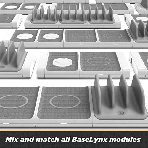 Scosche BLKIT1WT BaseLynx Modular Charging System Includes a Qi-Certified Wireless Charging Station, Apple Watch Charger & a Multi Device Charging Station with One USB-C & Two USB-A Charging Ports - Image 6
