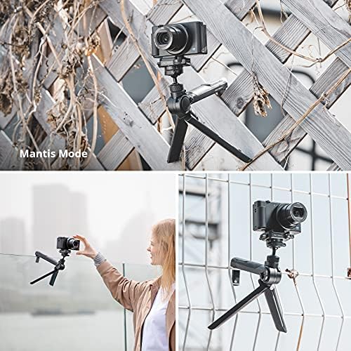 PGYTECH MANTISPOD PRO Mini Camera & Cell Phone Tripod Stand Magnesium Alloy Small Travel Flexible Vlogging Tripod | DSLR Accessories Pocket Video Vlogger Desktop Shooting Selfie Tripod Mount - Image 2