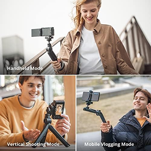 PGYTECH MANTISPOD PRO Mini Camera & Cell Phone Tripod Stand Magnesium Alloy Small Travel Flexible Vlogging Tripod | DSLR Accessories Pocket Video Vlogger Desktop Shooting Selfie Tripod Mount - Image 6