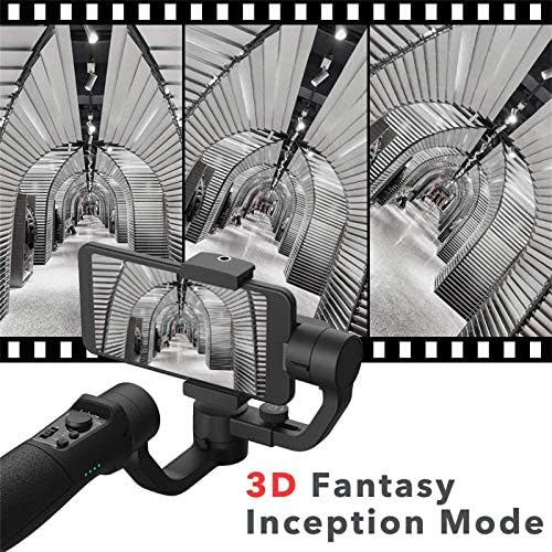 hohem 3-Axis Gimbal Stabilizer for iPhone 13 12 11 PRO X XR XS Smartphone with 3D Inception Sport Mode Object Face Tracking Motion Time-Lapse Quick Balance Handheld Gimbal for Vlog Youtuber Live Video - Image 2