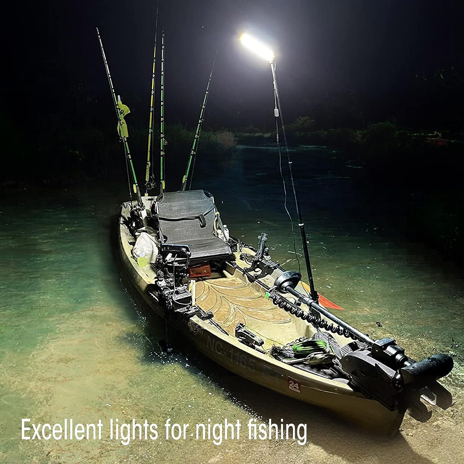 CONPEX Camping Light, 10000 Lumens Super Bright Range 50 Ft * 50 Ft Meet 4-6 Tent Lighting, Outdoor Telescopic Camping Lights Campsite Camp Area Light Pole - Image 5