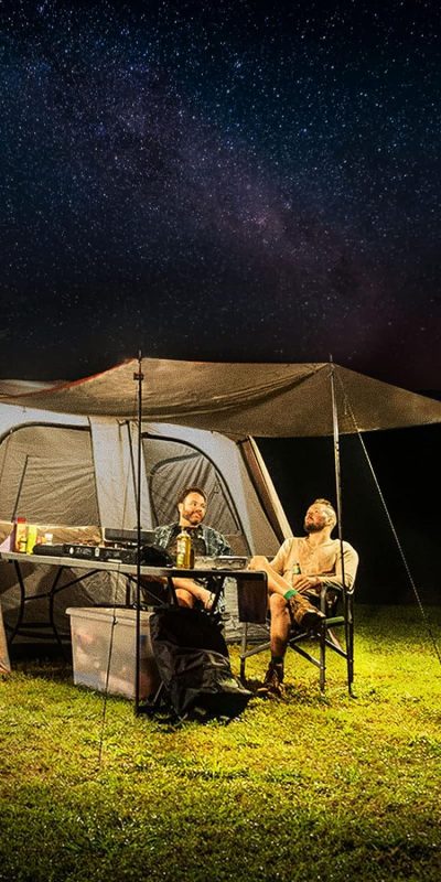 CONPEX Camping Light, 10000 Lumens Super Bright Range 50 Ft * 50 Ft Meet 4-6 Tent Lighting, Outdoor Telescopic Camping Lights Campsite Camp Area Light Pole