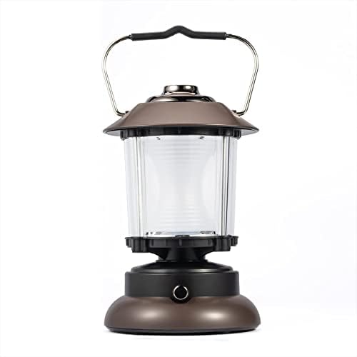 RUWQ Camping Lights - Stepless Dimming Portable Battery Lantern, Handheld Emergency Lighting Rechargeable Lantern, Multifunctional Camping Lamp Suitable for Outdoor, Hiking and Travel